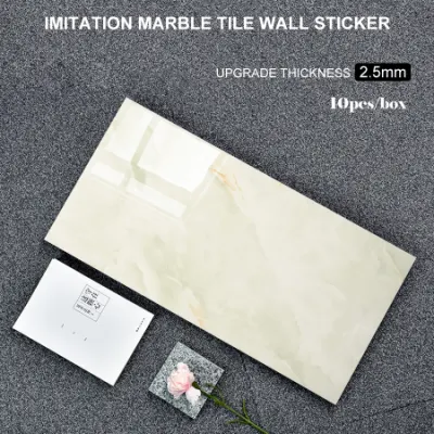 Competitive Price Waterproof 3D Plastic PVC Vinyl Self Adhesive Stick on Wall Tiles