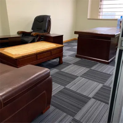 50X50 3D Modern Luxury Soft Large Living Room Plastic PVC Flooring Mat Area Rug Hotel Carpet Tiles