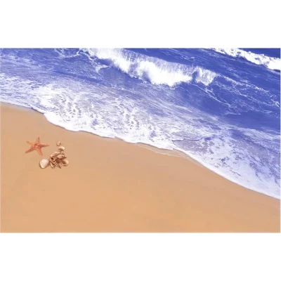 Anti-Slip 3D Super White Porcelain Polished Floor Tile with Many Size