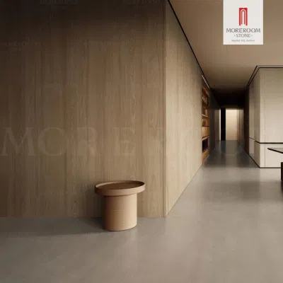 2024 Hot Sale Non Slip Extra Large Slim Slab Wood Grain Look Porcelain Tiles for Project