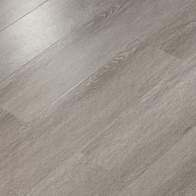 New Matt Gloss HDF Laminate Flooring Tile Supplier with V-Groove Waxed
