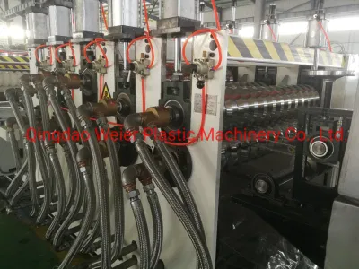 Plastic Pet PC Transparent Corrugated Roof Sheet Extrusion Making Machine