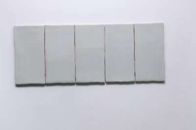 Hot Selling 7.5X15cm Green Bathroom Feature Ceramic Wall Tiles