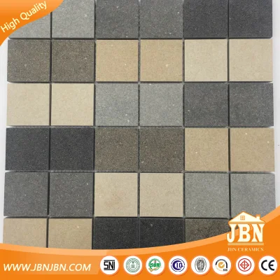 Grey Mix Color Processing Hexagon Porcelain Tile Mosaic for Bathroom Shower Wall Tile (W955013)