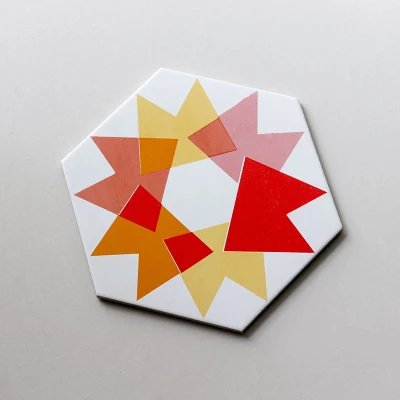 20*23cm Glazed Hexagon Tile for Kitchen Wall Decoration