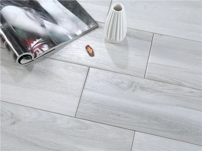 150X900mm Light Grey Ceramic Wood Tile Living Room