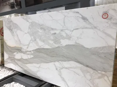 White Calacatta Marble Polished Large-Big Size Wall Panel Floor Tile