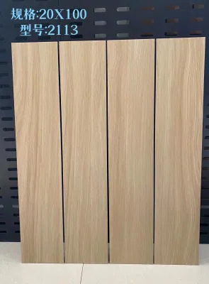 Non - Slip Wooden Porcelain Ceramic Floor Tile for Flooring Home Decoration