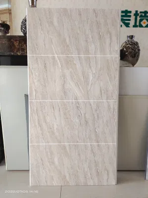 600mm Width White Marble Tile Effect Cutline PVC Shower Bathroom Wall Cladding Panel