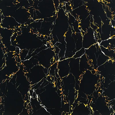 24&prime;&prime;x24&prime;&prime; 32&prime;&prime;x32&prime;&prime; Black Marquina Glazed Porcelain Floor Tile for Home Decoration