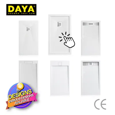 Special Tile Rectangle Easy Clean Shower Tray Beige Pan Villa Shower Base