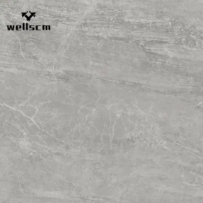 Non Slip Industrial Kitchen Porcelain Floor Tile Light Grey Cement Look Full Body Gray Rustic Tile