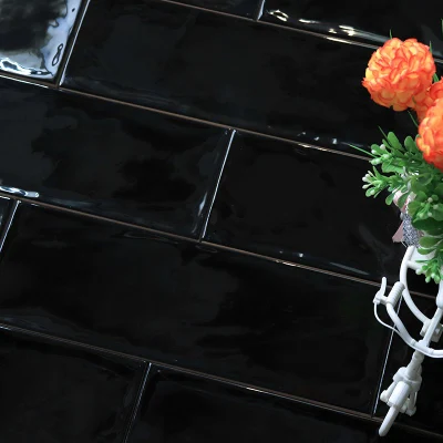 10X30cm Bathroom Kitchen Backsplash Glazed Glossy Ceramic Subway Wall Tiles and Floor Tile