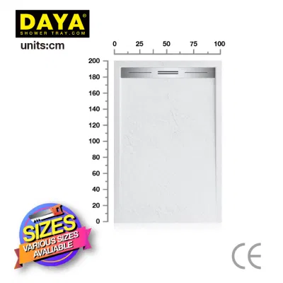Special Tile Rectangle Easy Clean Shower Tray Beige Pan Villa Shower Base