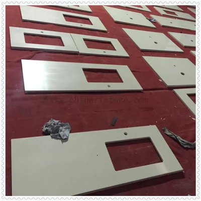 Chinese White Marble/Quartz Vanity Top and Countertop for Cabinet