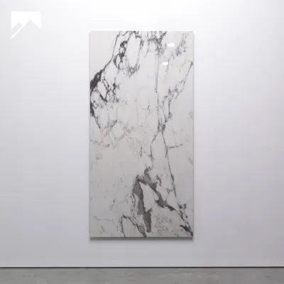 900X1800 Glazed Full Polished White Marble Effect Porcelain Wall Tile