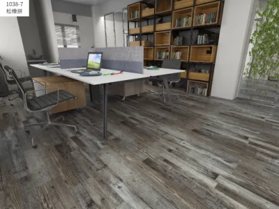 Three-Layer Lock Laminate Flooring Engineered Wood Flooring Oak HDF4 mm Veneer Click French Engineered European White Oak Parquet Flooring