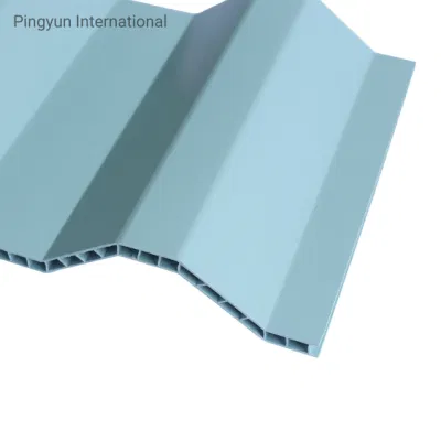 ASA Coated PVC UPVC Hollow Roof Tiles for Ceramic Plain Flat Clay Plastic Corrugated Roof Sheet for Wall Clad Fireproof Materials Colorful Twinwall Roof Tiles