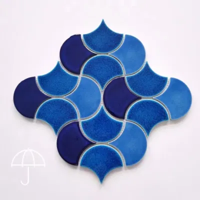 Modern Design Interior Cermic Tile Flooring Glossy Ceramic Mosaic Tile for Project