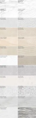 Beautiful 3D Hexagon Patterned Ceramic Wall Tile (270X730mm)