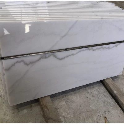 Competitive Price China Bianco Carrara Marble Tile for Floor/Wall/Kitchen/Stair Area Decoration
