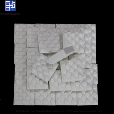 Shore Hardness (HA) 48-65 Anti-Wear Alumina Mosaic Tiles Anti-Slip Square Ceramic Tile