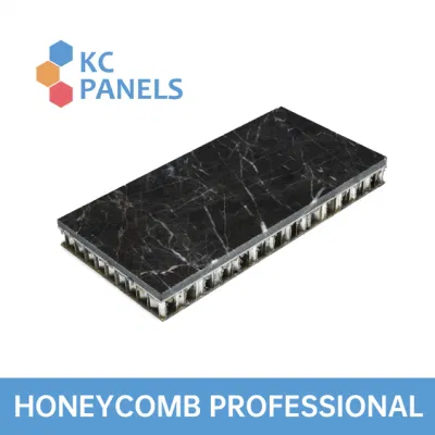 5mm Natural Marble Tile on Honeycomb Panel Lightweight Cost-Saving Thin Stone Panels Wall Panel