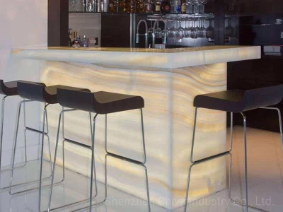 Natural Stone Ivory/White Big Marble/Slabs Jade/Onyx Translucent Back-Lit/Backlit Wall Tiles