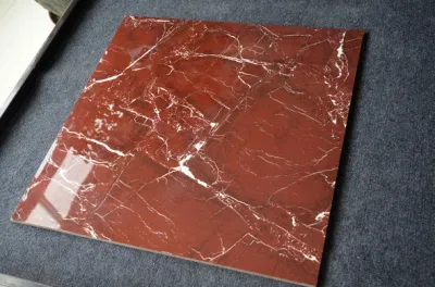 Shopping Mall Floor Glazed Polished 24X24 Red Ceramic Tile