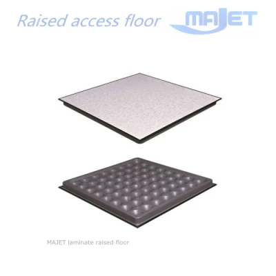 Anti-Slip Ceramic Steel Raised Access Floor Tiles Easy Install Stone Patterm