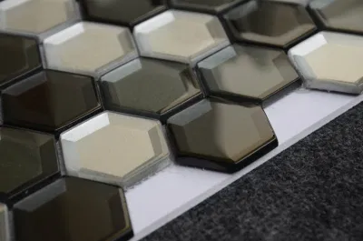 European Style Coffee Shops Decoration Glass Mosaic Tile