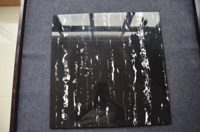 Wholesale Cheap Price Glazed Porcelain Black and White Floor Tiles