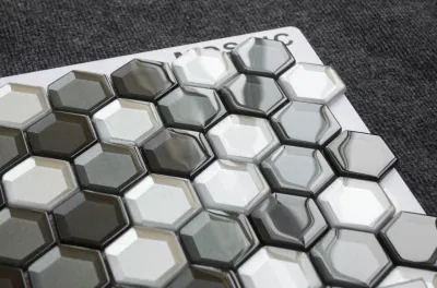 European Style Coffee Shops Decoration Glass Mosaic Tile