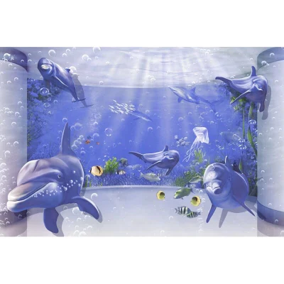 2017 New Products 3D Seaworld Wall and Floor Porcelain Tiles