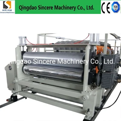 PVC Resin Composite Glazed Roofing Tile Extrusion Line, PVC Bamboo Tile Extruding Production Line 880mm 1050mm