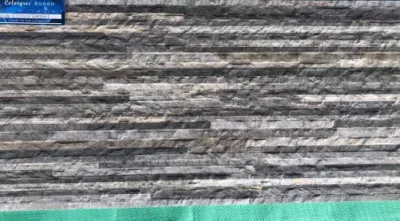 2018 Bestselling 3D Stack Rock Stone Look Mold Glazed Ceramic Wall Tile