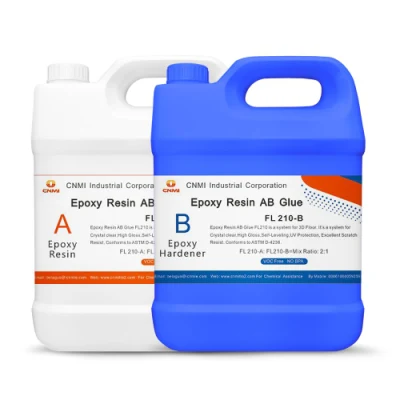 CNMI Epoxy Resin and Hardener Used for Coating Adhesive 3D Floor Epoxy Resin Anti-yellowing Epoxy Floor