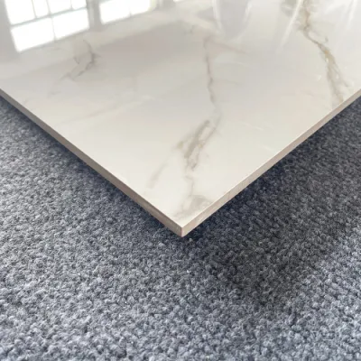 600X600 Polish White Floor Tiles 60X60 for Sitting Room