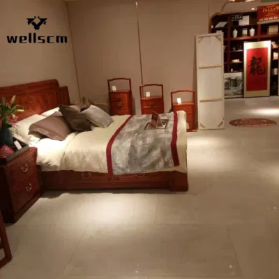 Latest Design Rice White Kitchen Wall and Floor Tiles Install Non-Slip Beige Ceramic Floor Tile