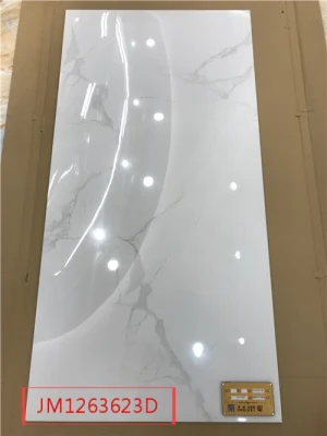60X120cm Yellow Glossy Marble Tiles for Floor and Wall Indoor and Outdoor Glazed Porcelain Floor Tiles
