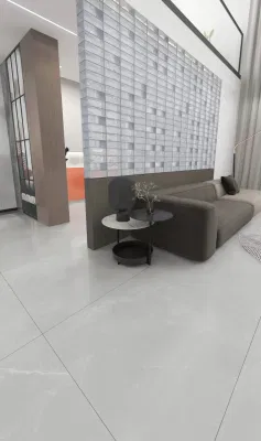 Negative Ion Fashion Big Board 900X1800mm Melbourne Light Grey Guangdong Foshan Whole Body Marble Light Luxury Big Board Living Room Tile Villa Brick Floor Tile