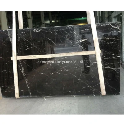 Wholesale Black Marble with Gold Vein Marble Stone Slab Price