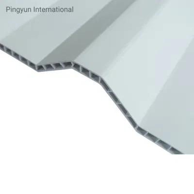 ASA Coated PVC UPVC Hollow Roof Tiles for Ceramic Plain Flat Clay Plastic Corrugated Roof Sheet for Wall Clad Fireproof Materials Colorful Twinwall Roof Tiles