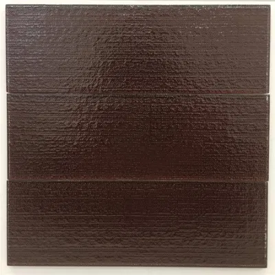 Laminated 3 Dimensional Glass Mosaic for Study Room