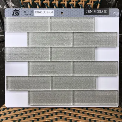 Laminated 3 Dimensional Glass Mosaic for Study Room