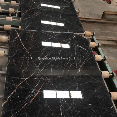 Wholesale Black Marble with Gold Vein Marble Stone Slab Price