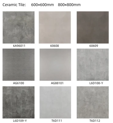 600*600 Ceramic Cement Flooring Tile for Commercial
