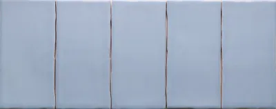 China 75X150mm Green Wave Sides Bathroom Feature Wall Tiles 3X6 Inch