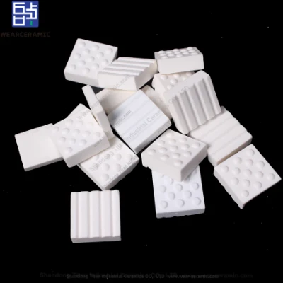Shore Hardness (HA) 48-65 Anti-Wear Alumina Mosaic Tiles Anti-Slip Square Ceramic Tile