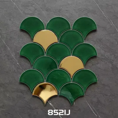 Modern Design Interior Cermic Tile Flooring Glossy Ceramic Mosaic Tile for Project